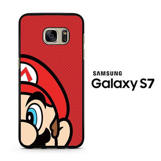 Mario Half Head Samsung Galaxy S7 Case