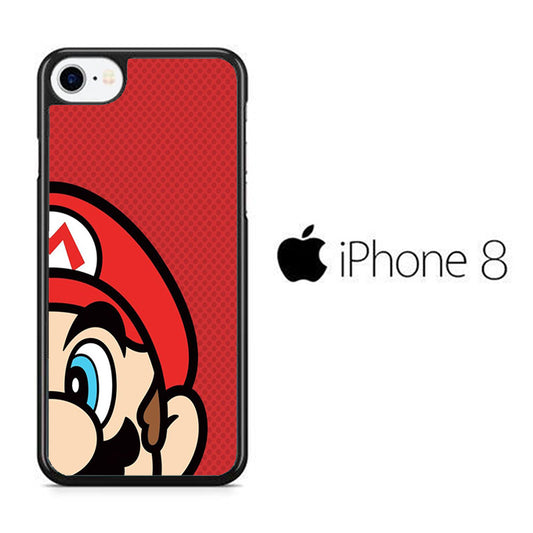 Mario Half Head iPhone 8 Case