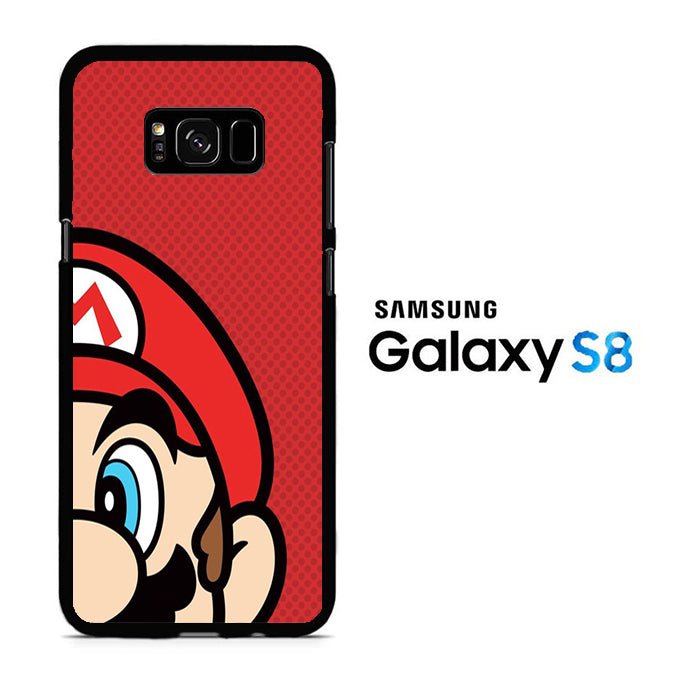 Mario Half Head Samsung Galaxy S8 Case
