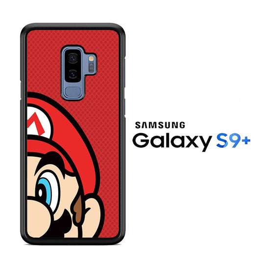Mario Half Head Samsung Galaxy S9 Plus Case