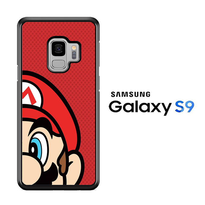 Mario Half Head Samsung Galaxy S9 Case