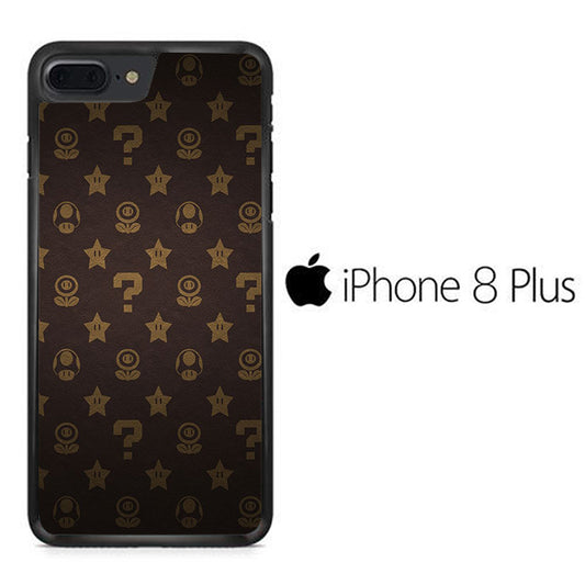 Mario Mushroom Plant And Star iPhone 8 Plus Case