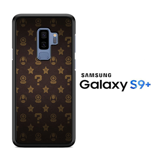 Mario Mushroom Plant And Star Samsung Galaxy S9 Plus Case