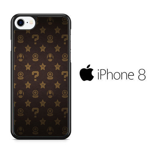 Mario Mushroom Plant And Star iPhone 8 Case