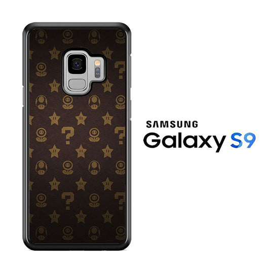 Mario Mushroom Plant And Star Samsung Galaxy S9 Case