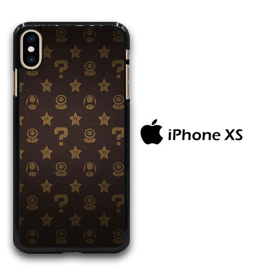 Mario Mushroom Plant And Star iPhone Xs Case