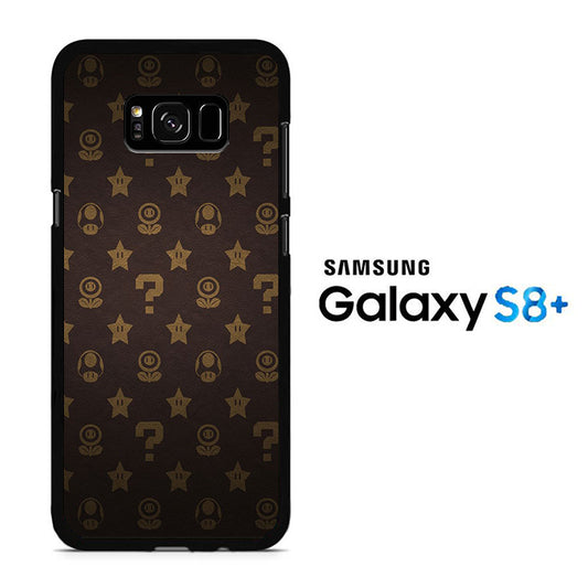 Mario Mushroom Plant And Star Samsung Galaxy S8 Plus Case