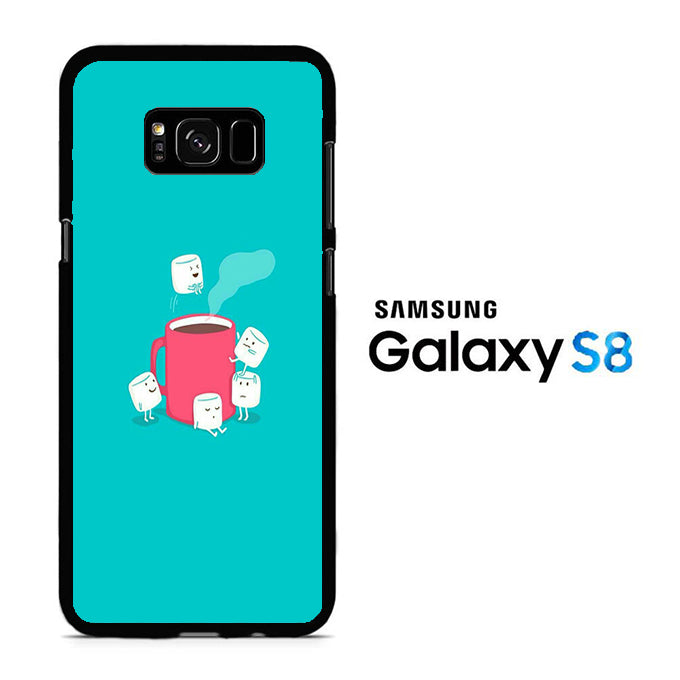 Marshmellow Swim In The Coffee Samsung Galaxy S8 Case