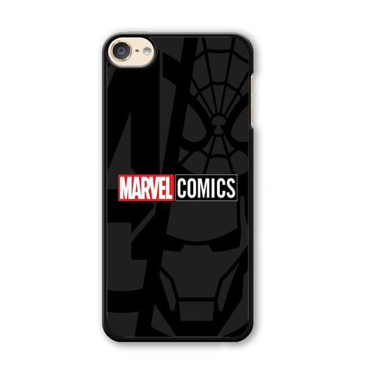 Marvel Comics Logo Grey Wallpaper iPod Touch 6 Case - Ezzystore