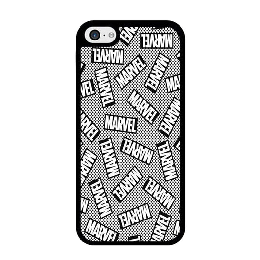 Marvel Logo Black White Polka Dots iPhone 5 | 5s Case - Ezzystore