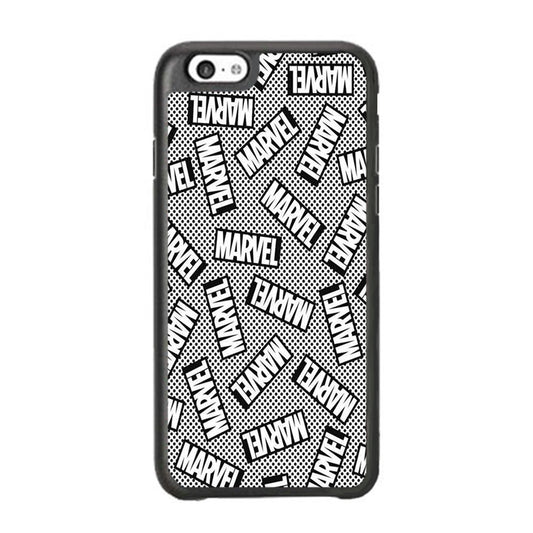 Marvel Logo Black White Polka Dots iPhone 6 | 6s Case