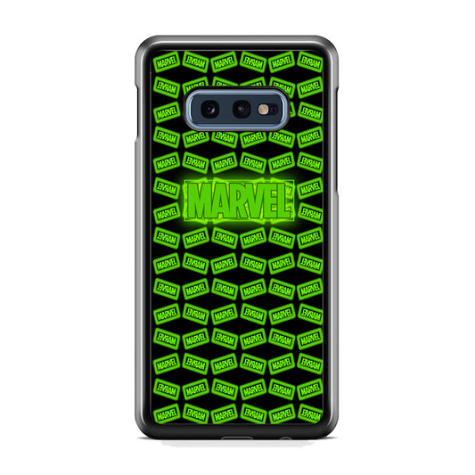 Marvel Logo Lime Green Neon Samsung Galaxy 10e Case