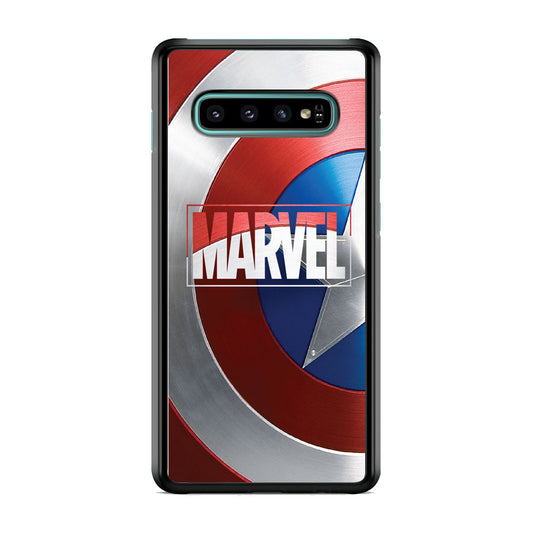 Marvel Logo Shiled Captain America Samsung Galaxy S10 Plus Case