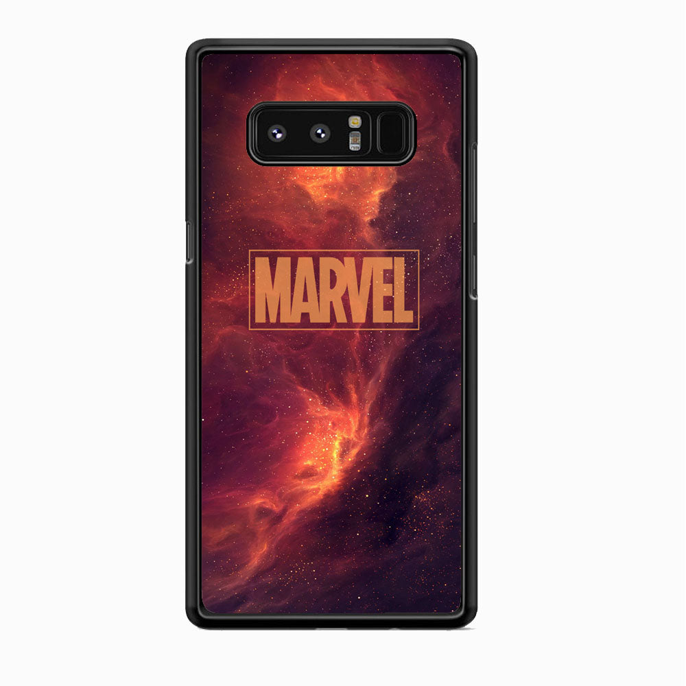 Marvel Logo Sunset Nebula Galaxy Samsung Galaxy Note 8 Case