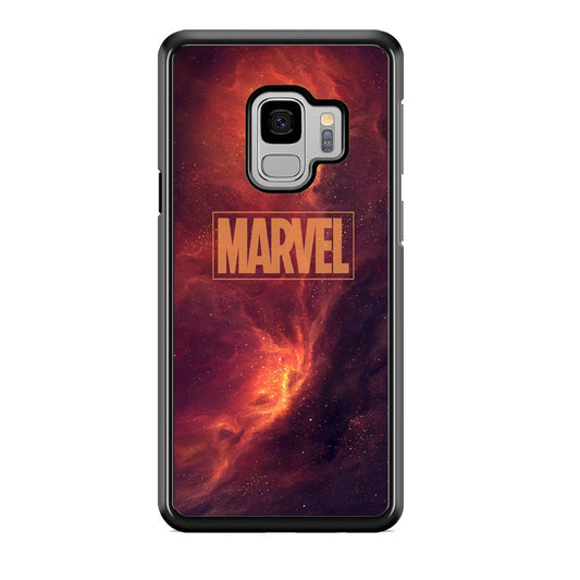 Marvel Logo Sunset Nebula Galaxy Samsung Galaxy S9 Case