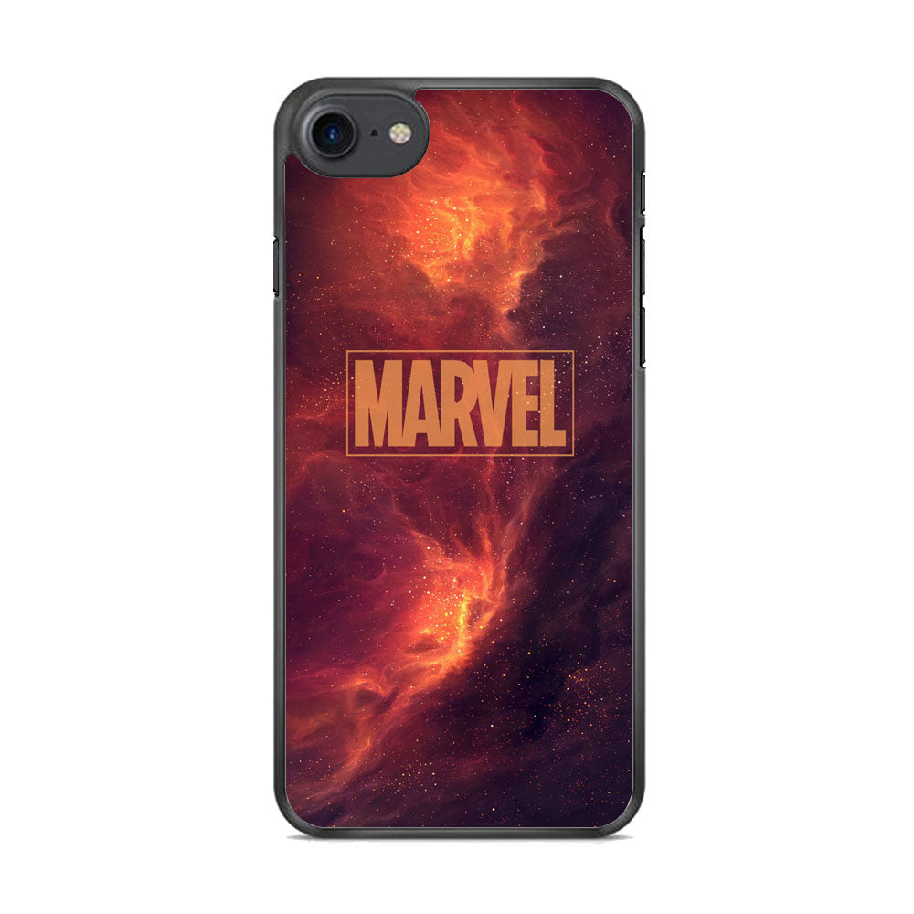 Marvel Logo Sunset Nebula Galaxy iPhone 7 Case