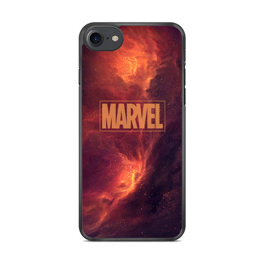 Marvel Logo Sunset Nebula Galaxy iPhone 7 Case