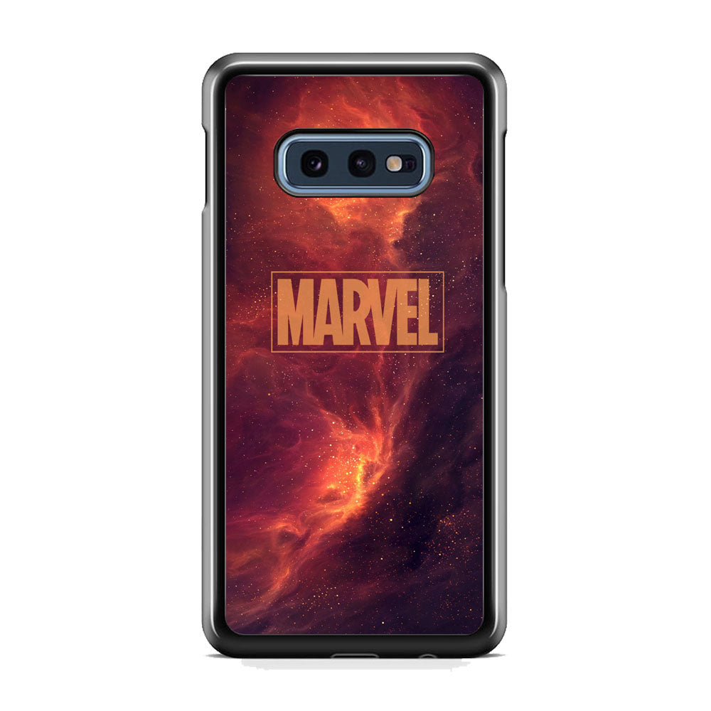 Marvel Logo Sunset Nebula Galaxy Samsung Galaxy 10e Case