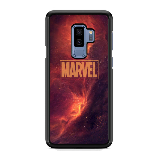 Marvel Logo Sunset Nebula Galaxy Samsung Galaxy S9 Plus Case