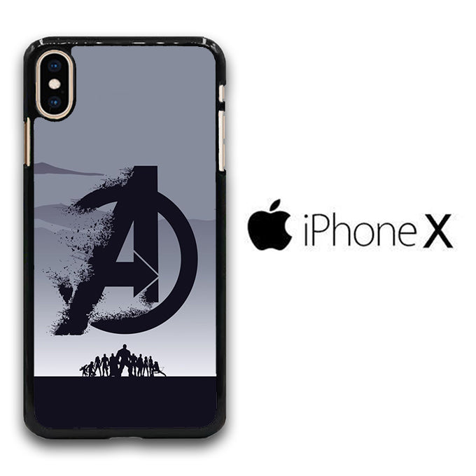 Marver Avengers Logo iPhone X Case