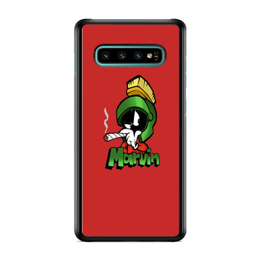 Marvin The Martian Smoker Red Samsung Galaxy S10 Case