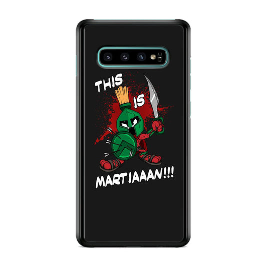 Marvin The Martian This Is Spartan Meme Samsung Galaxy S10 Case