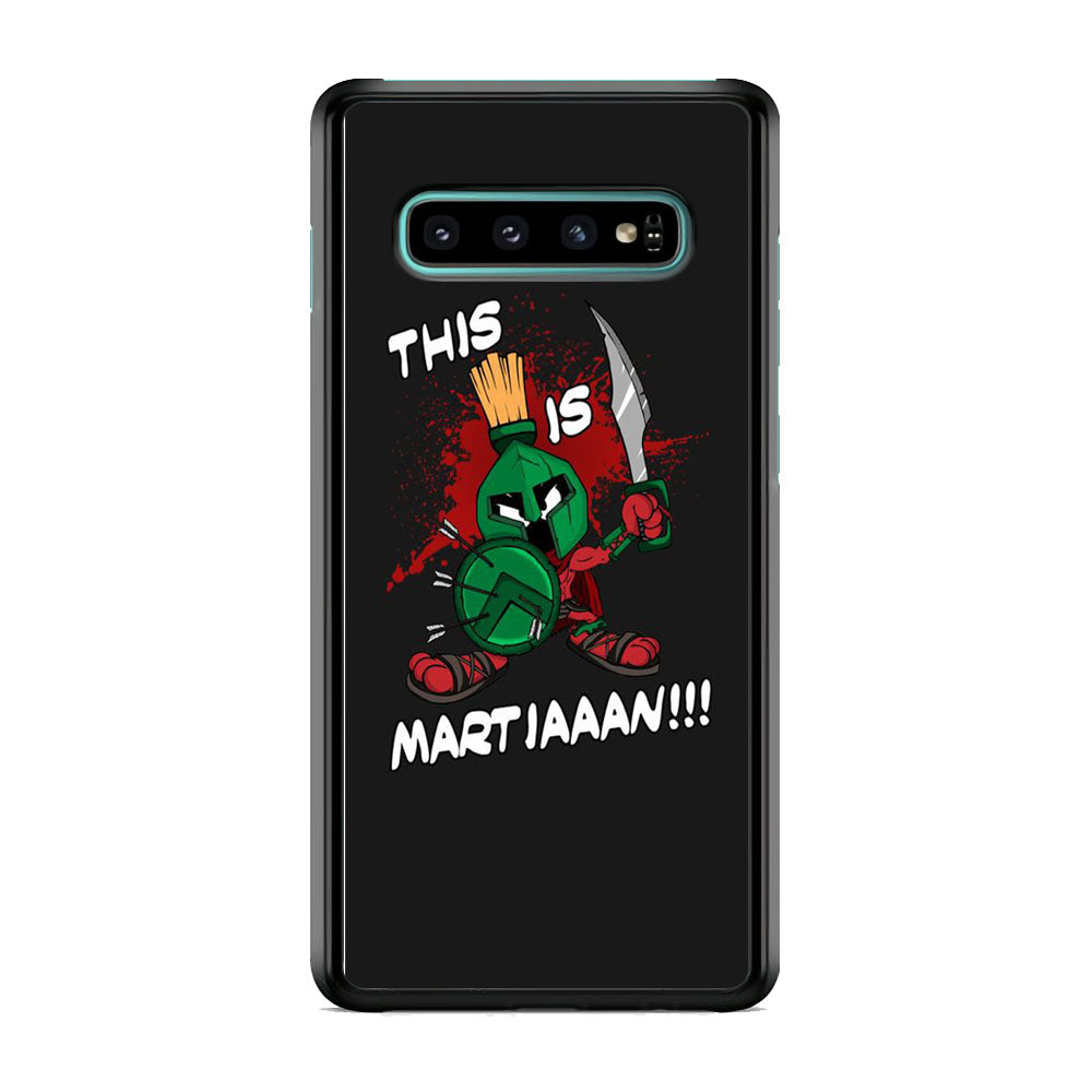 Marvin The Martian This Is Spartan Meme Samsung Galaxy S10 Plus Case
