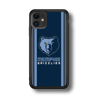 Memphis Grizzlies Stripe iPhone 11 Case