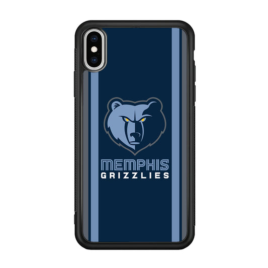 Memphis Grizzlies Stripe iPhone XS Case