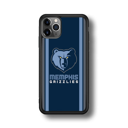 Memphis Grizzlies Stripe iPhone 11 Pro Max Case