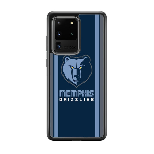 Memphis Grizzlies Stripe Samsung Galaxy S20 Ultra Case