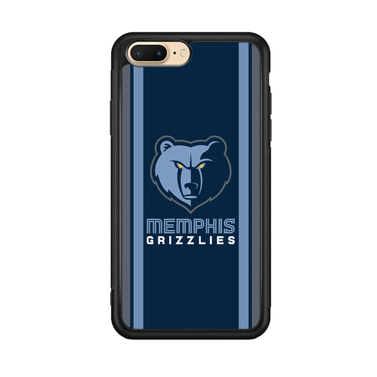 Memphis Grizzlies Stripe iPhone 8 Plus Case