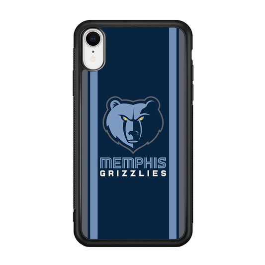 Memphis Grizzlies Stripe iPhone XR Case