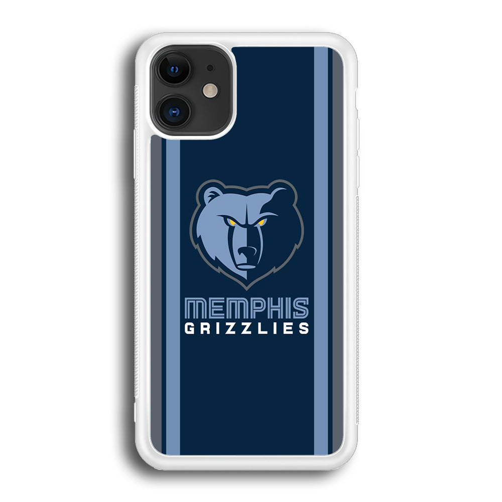 Memphis Grizzlies Stripe iPhone 12 Case