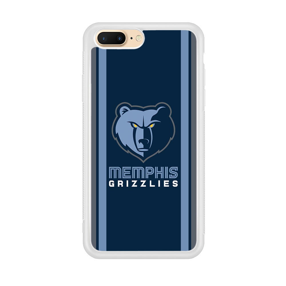 Memphis Grizzlies Stripe iPhone 8 Plus Case