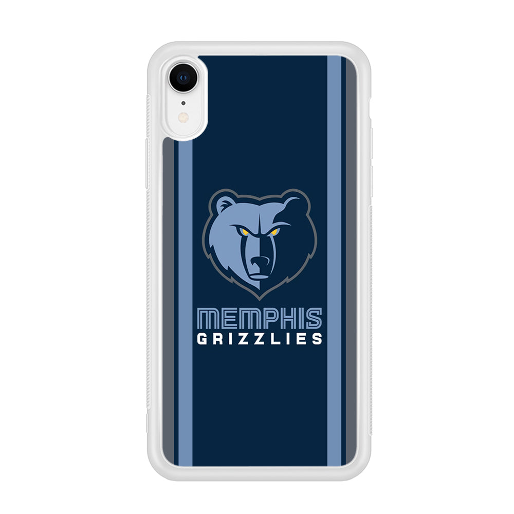 Memphis Grizzlies Stripe iPhone XR Case
