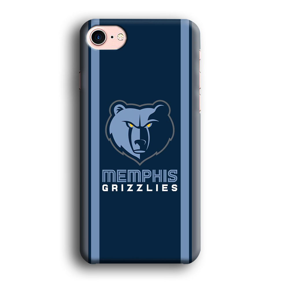 Memphis Grizzlies Stripe iPhone 8 Case