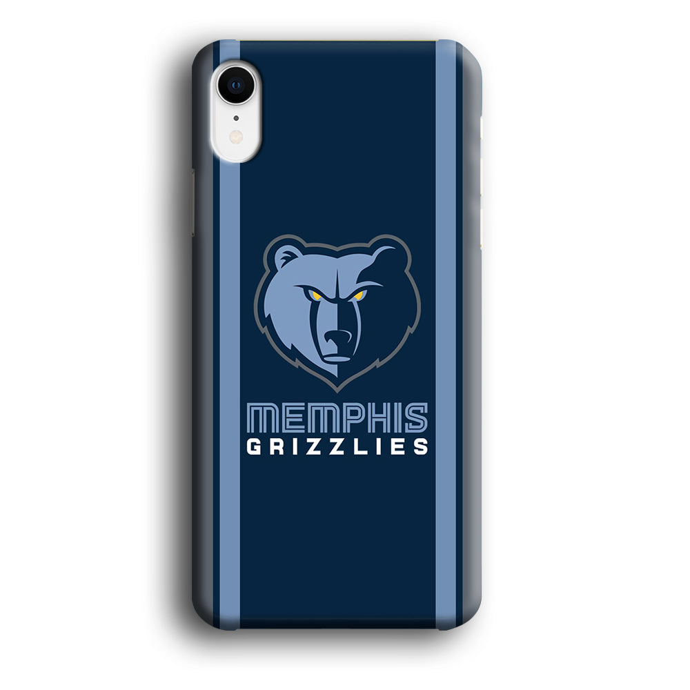 Memphis Grizzlies Stripe iPhone XR Case