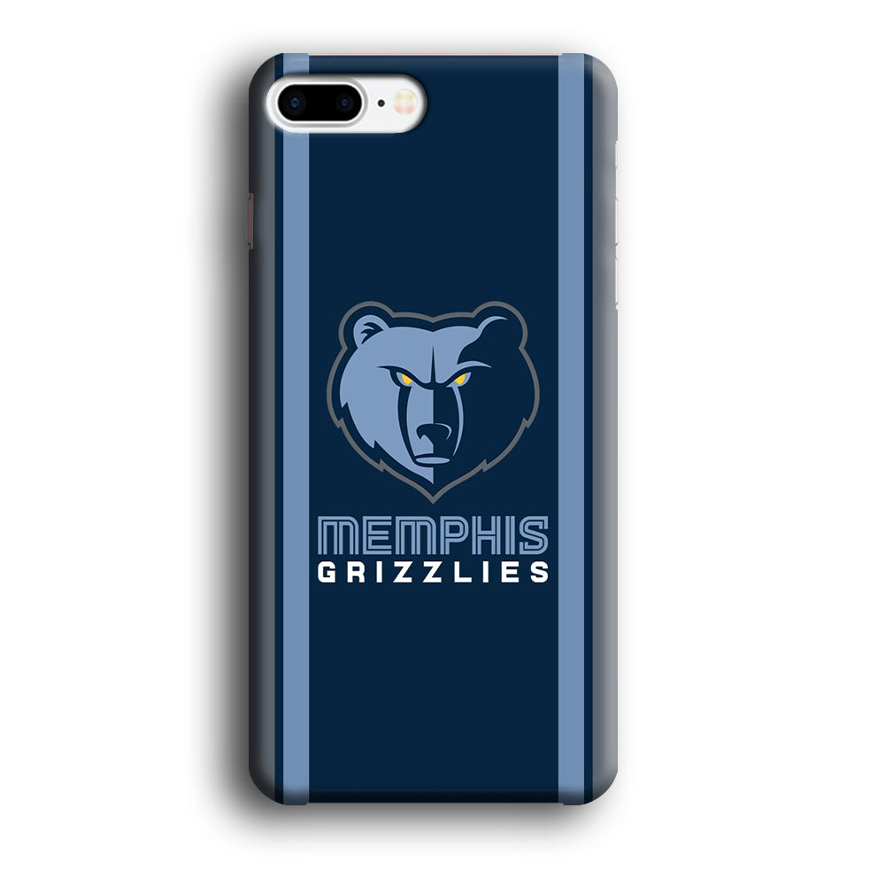 Memphis Grizzlies Stripe iPhone 8 Plus Case