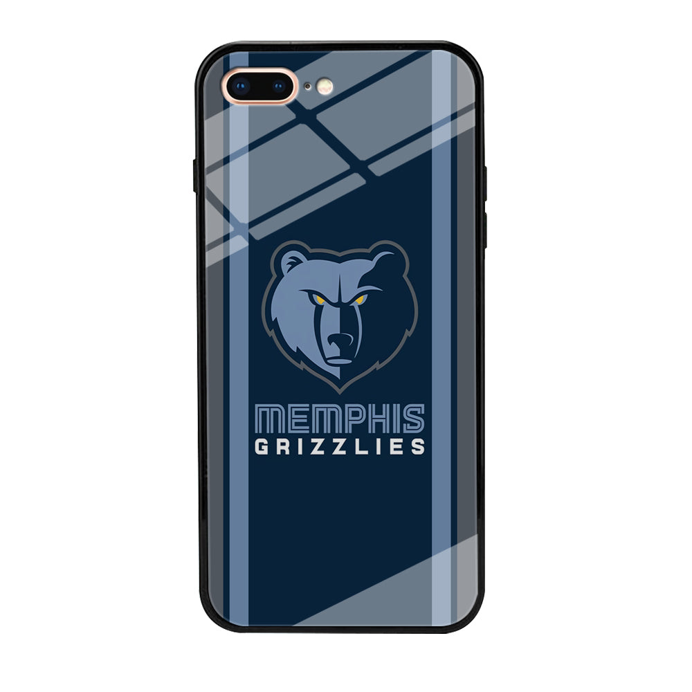 Memphis Grizzlies Stripe iPhone 8 Plus Case