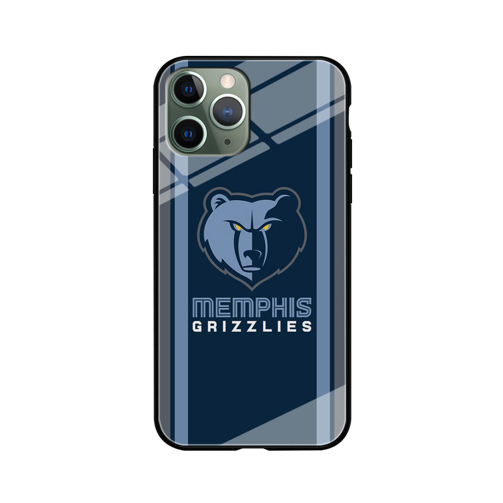 Memphis Grizzlies Stripe iPhone 11 Pro Max Case