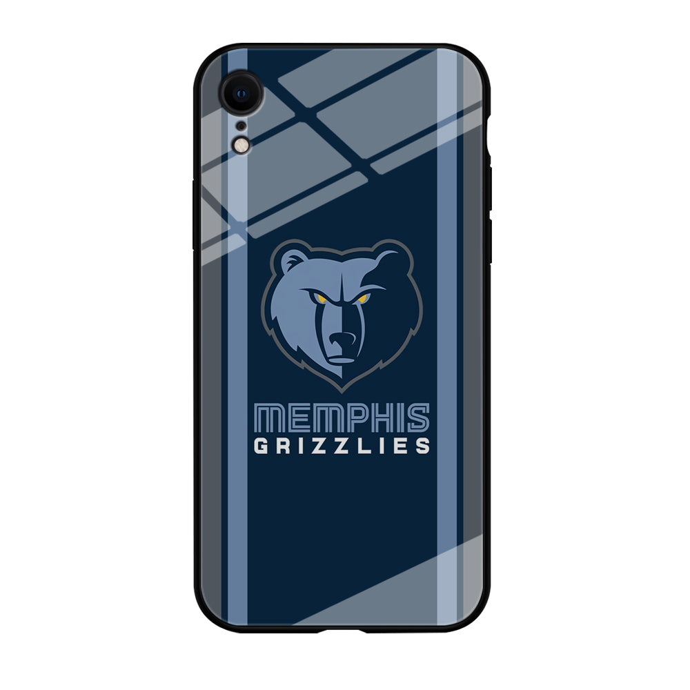 Memphis Grizzlies Stripe iPhone XR Case
