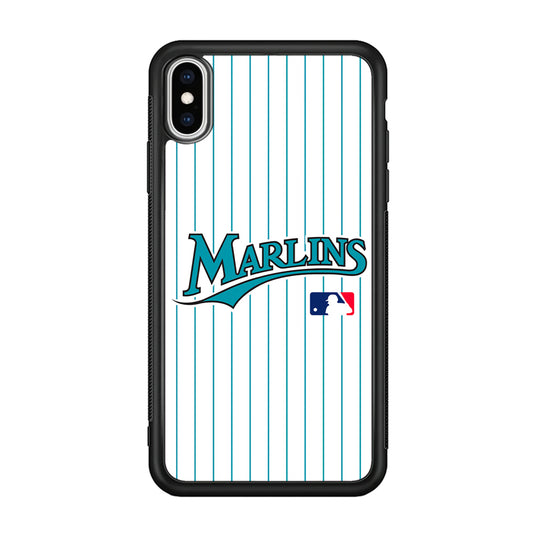 Miami Marlins Team iPhone XS Case