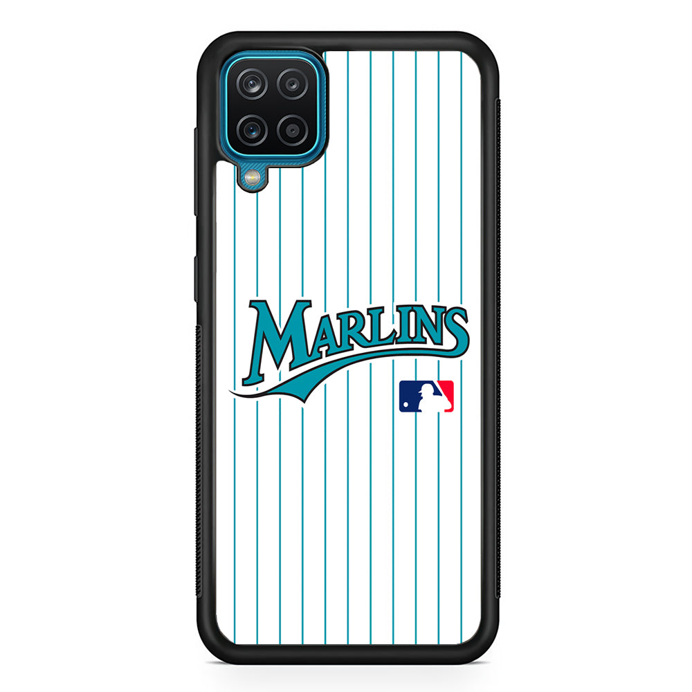 Miami Marlins Team Samsung Galaxy A12 Case