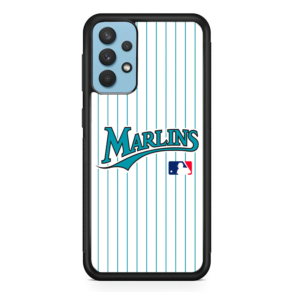 Miami Marlins Team Samsung Galaxy A32 Case