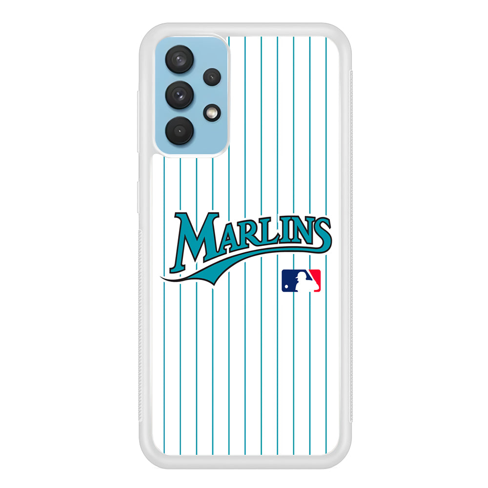 Miami Marlins Team Samsung Galaxy A32 Case