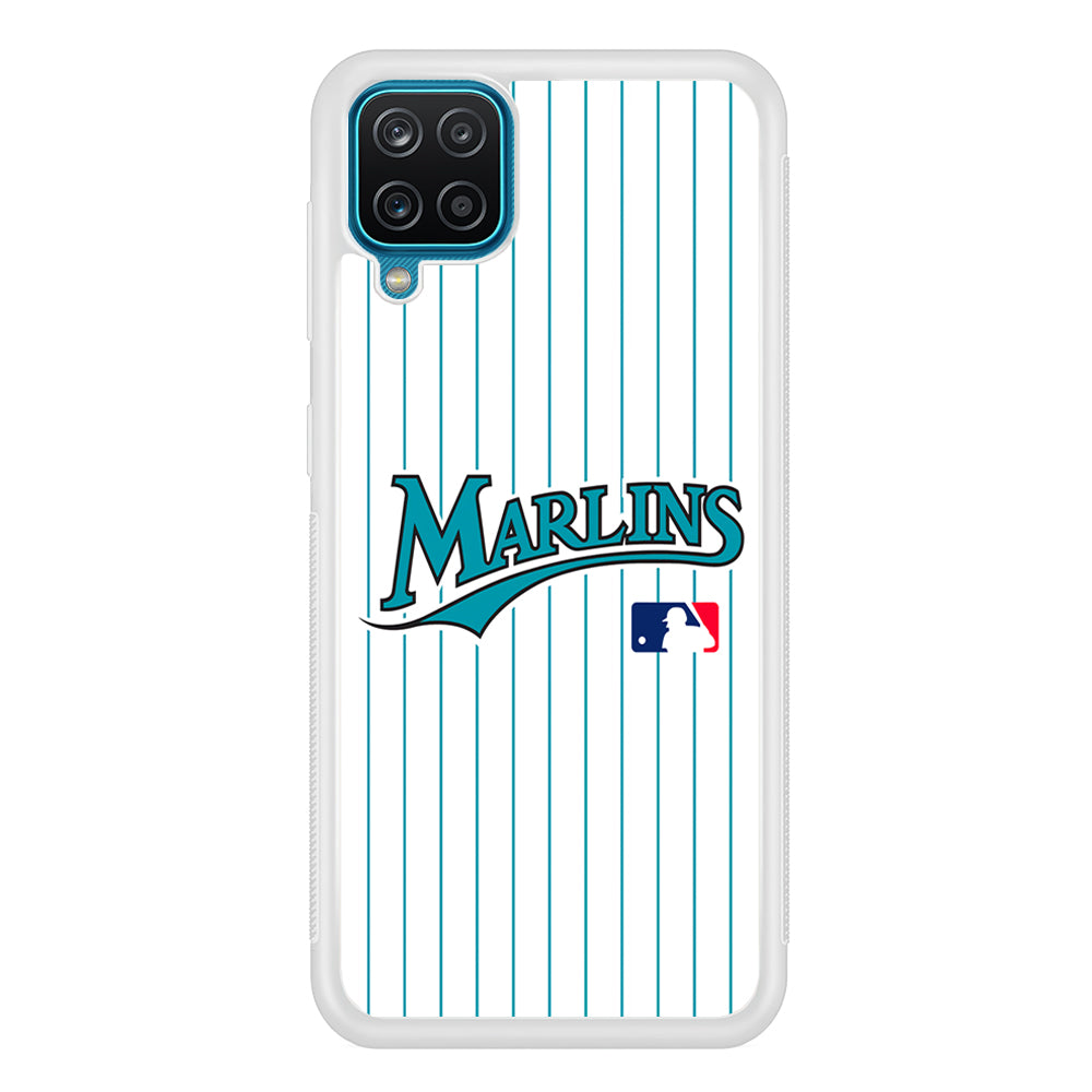 Miami Marlins Team Samsung Galaxy A12 Case