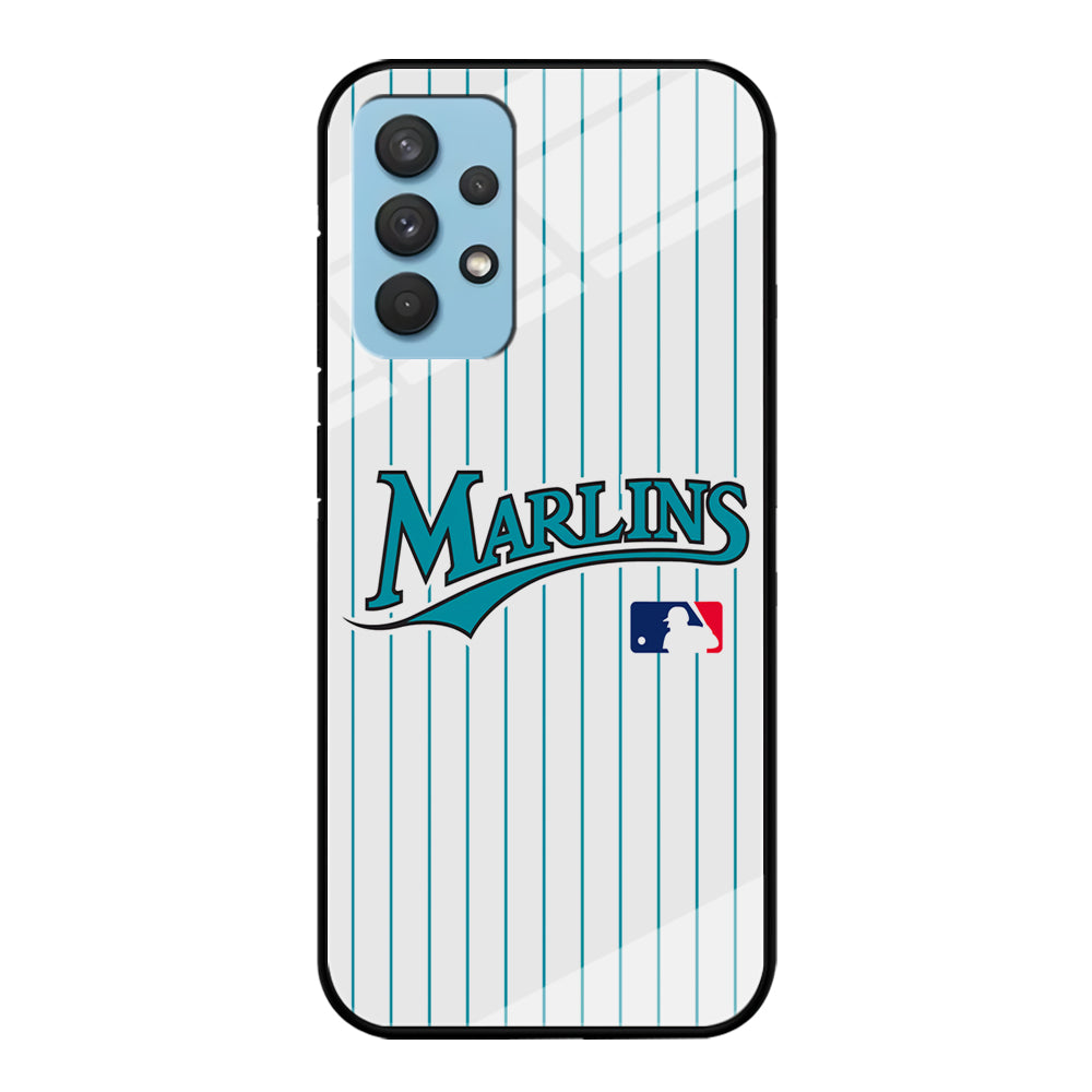 Miami Marlins Team Samsung Galaxy A32 Case