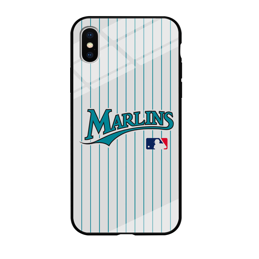 Miami Marlins Team iPhone XS Case