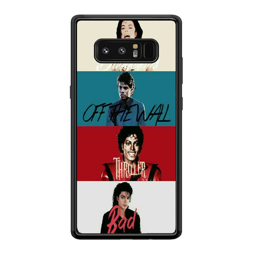 Michael Jackson Album Samsung Galaxy Note 8 Case